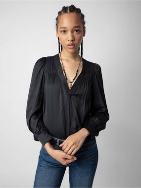 Zadig & Voltaire Telia Satin Blouse